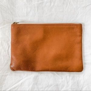 Madewell The Leather Pouch Clutch